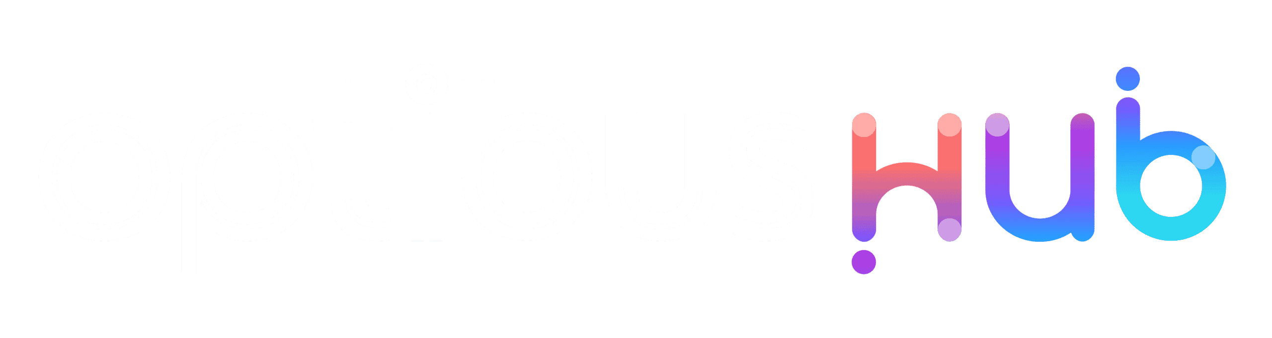 OptibusHub-logo-white-no-bg-new-1-1.png Hulu logo featuring the word "hulo" in vibrant gradient colors transitioning from coral pink through purple to cyan blue, with a small blue dot accent above the exclamation point.