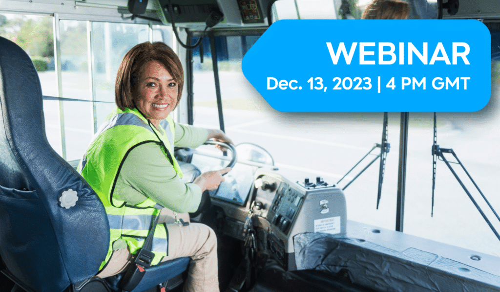 Global Webinar Image: The Driver's Perspective: Making Public Transportation Better